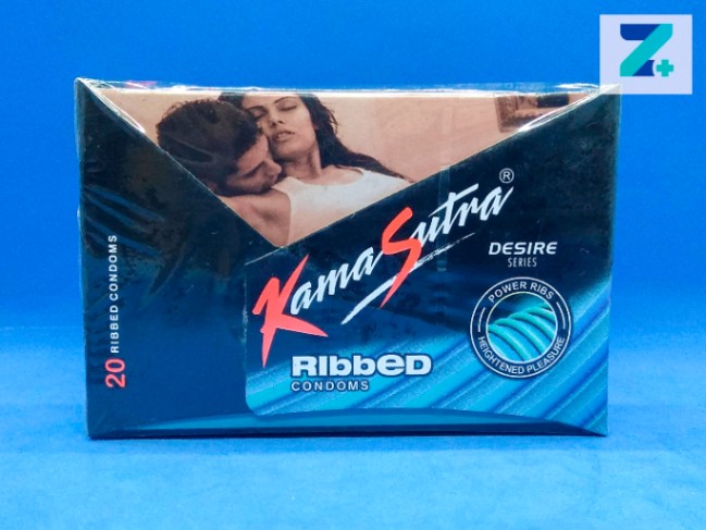 KAMASUTRA RIBBED CONDOM