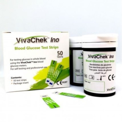 VIVACHEK (25 X 2'S) TEST STRIPS